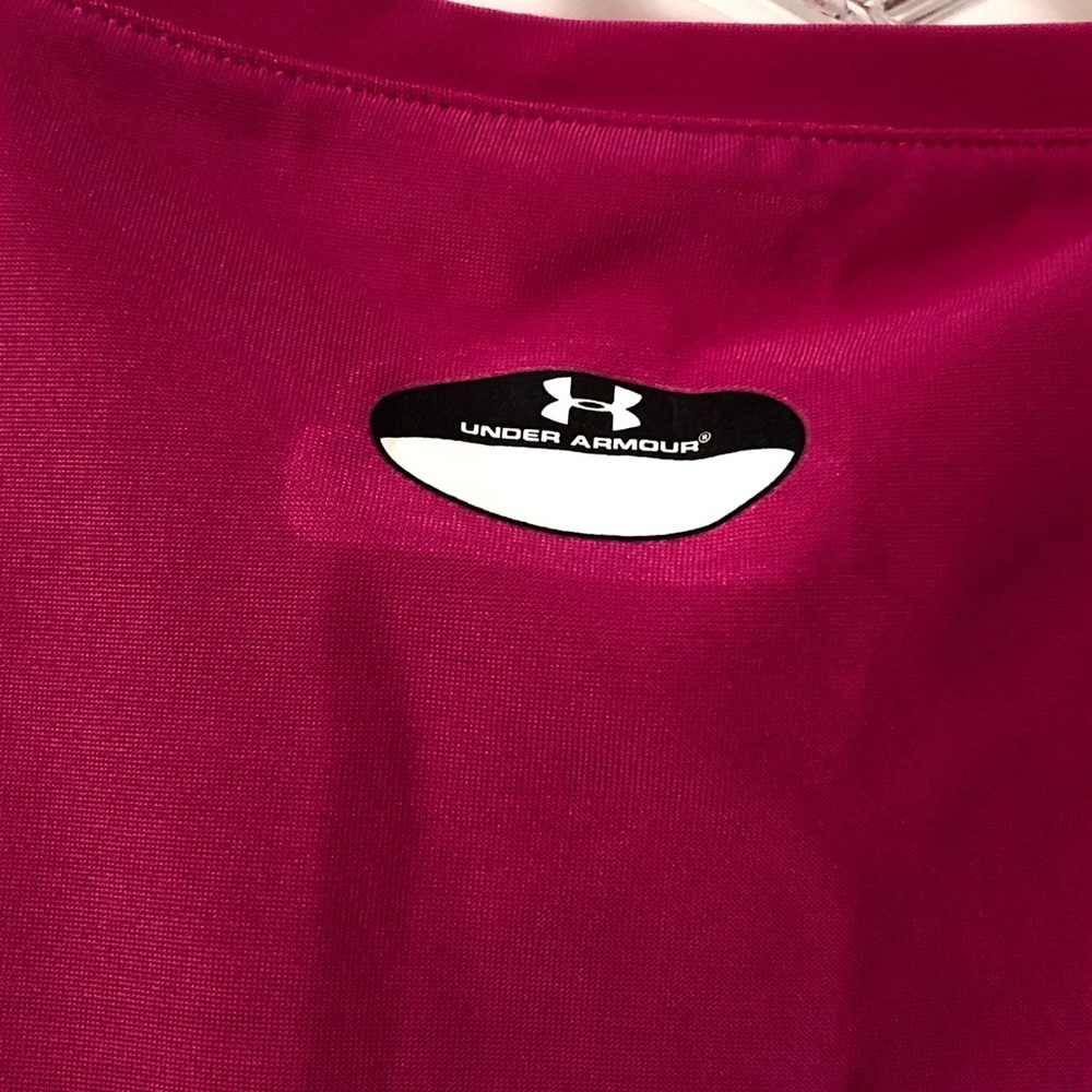Under Amour Compression Workout Tank Top Magenta/Deep Pink Size Medium —#029 - Picture 5 of 13